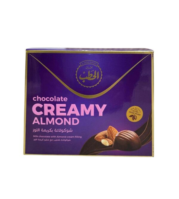 شوكولاته بكريمة اللوز الحطب