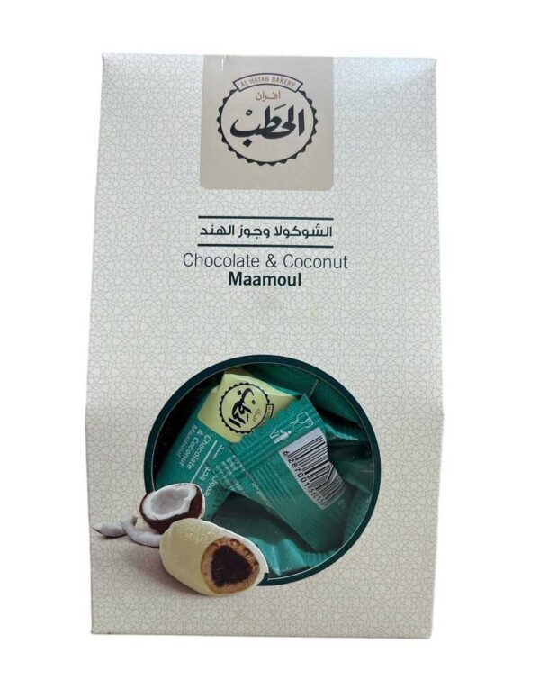 معمول شوكولا وجوز الهند الحطب